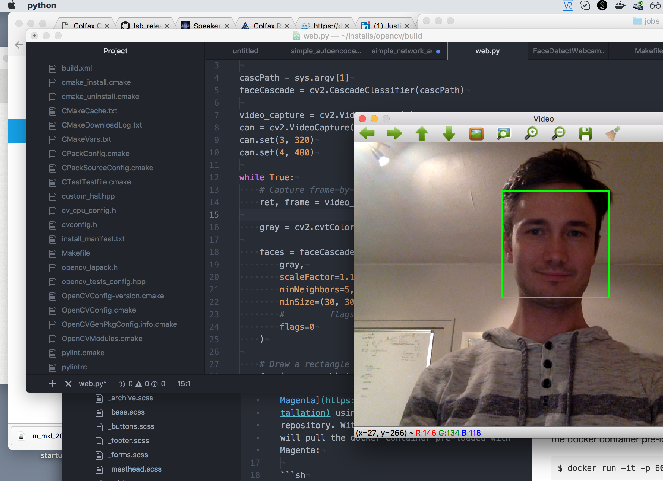 人面識辨-核心引擎 opencv